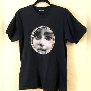 Supreme 100% Cotton Graphic Short Sleeve T-Shirt Medium Black